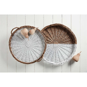 Open image in slideshow, WILLOW BASKET TRAY (2 sizes)
